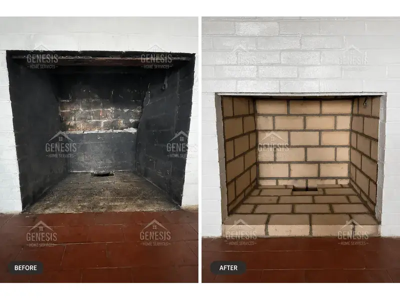 Wood Burning Fireplace