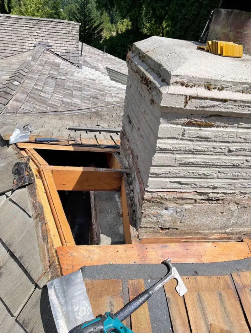 Chimney rebuild completed Seattle