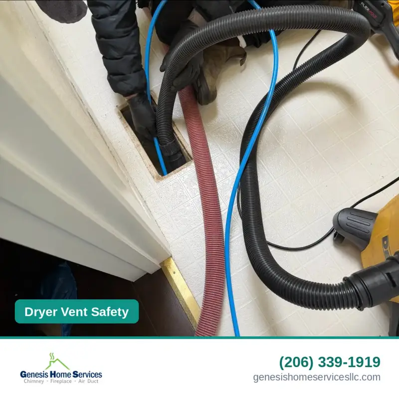 Dryer vent cleaning equipment — Genesis Home Services Seattle