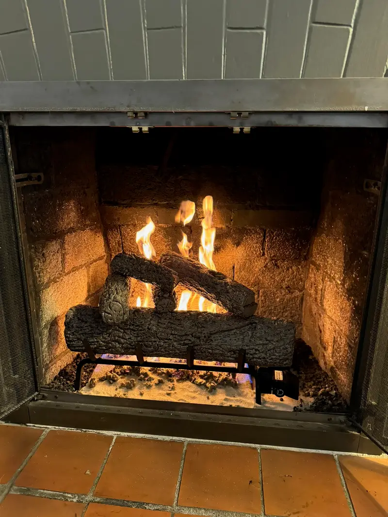 Gas log fireplace Seattle