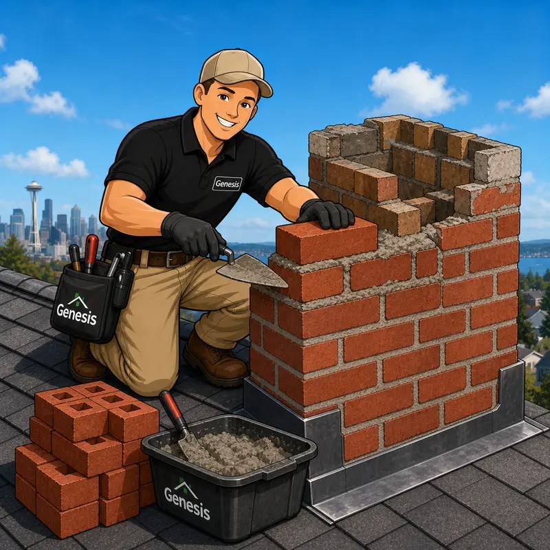 Chimney Rebuild — Genesis Home Services